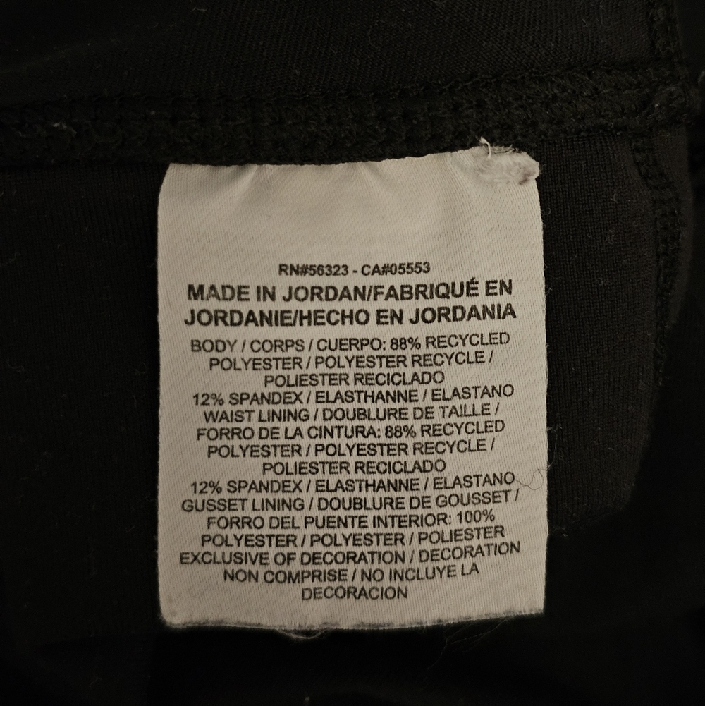 Nike Dri-Fit Legend Tight Fit Leggings Black Womens Sz Medium Athleisure - Picture 7 of 11